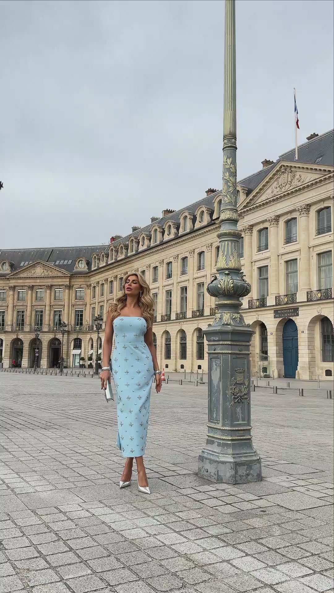 Vestido Midi Étoiles Limonada Pink