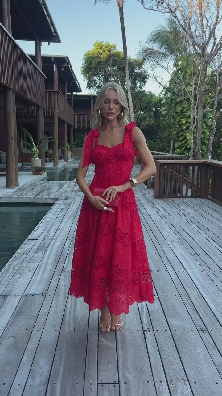 Lace Midi Dress