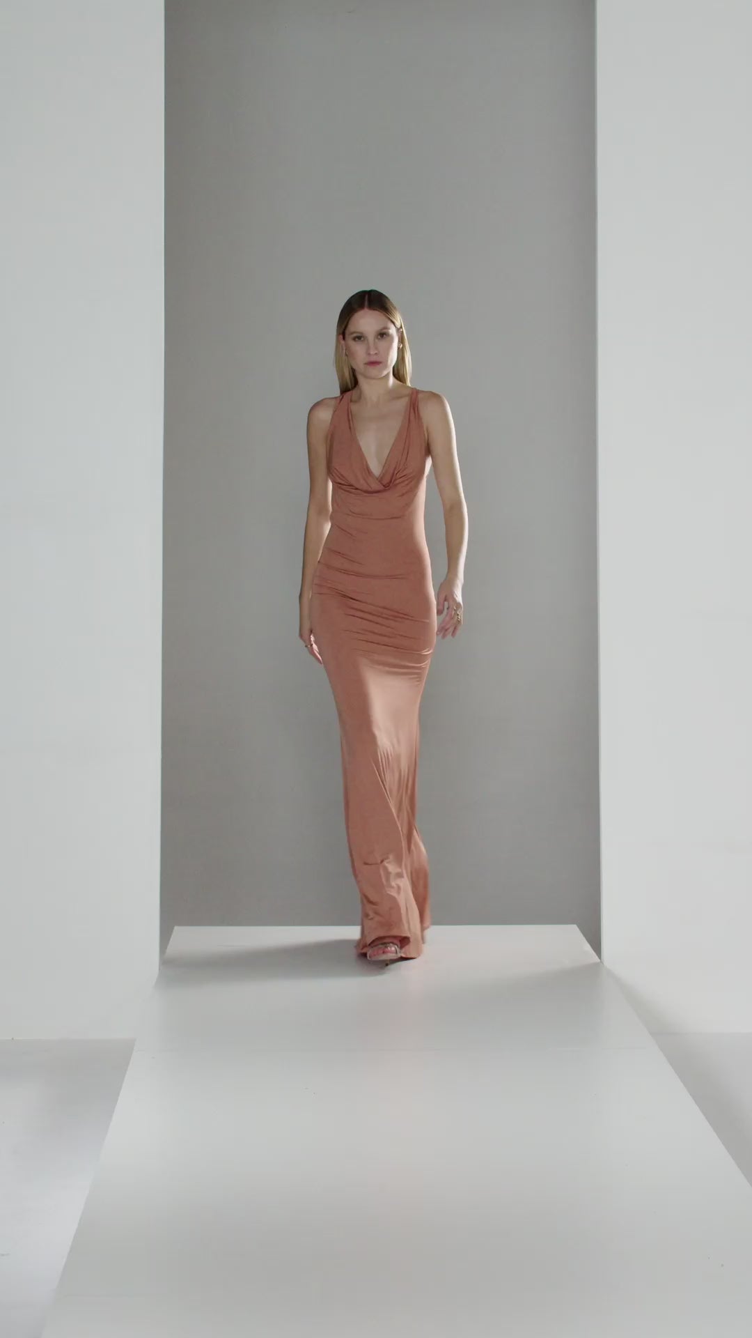 Cowl dress