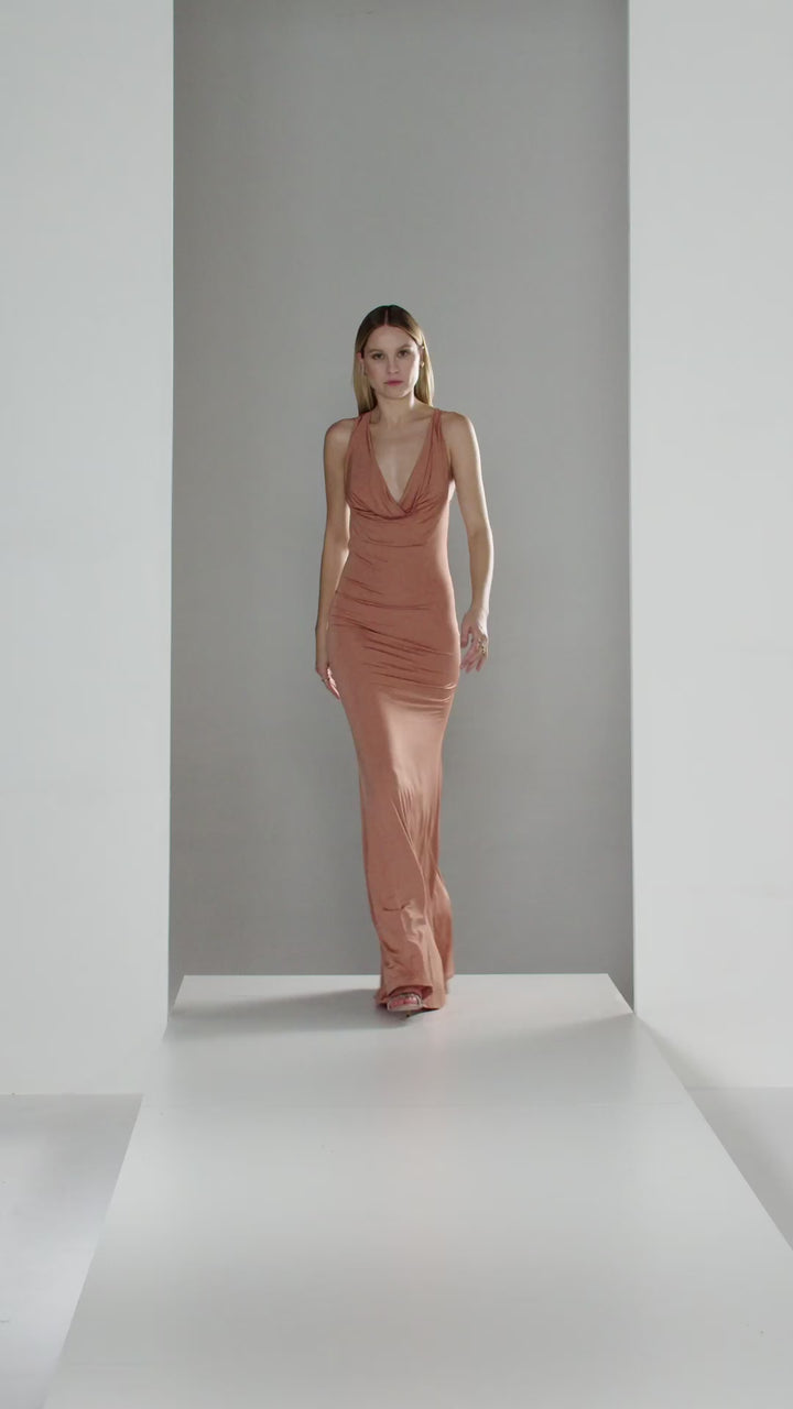 Cowl dress