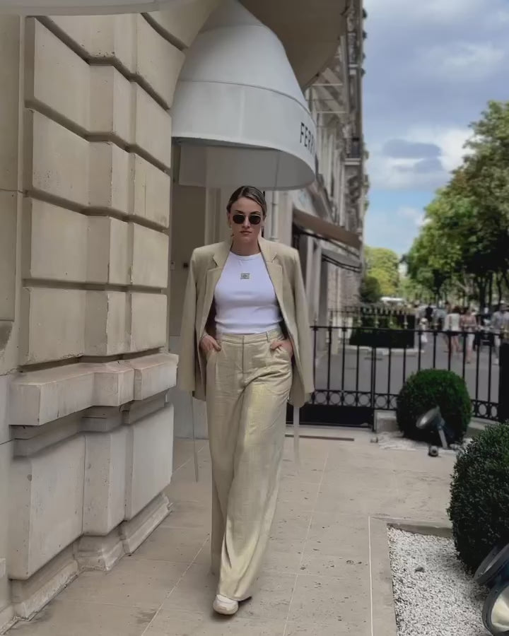 Conjunto Blazer Amarração+Calça Caos