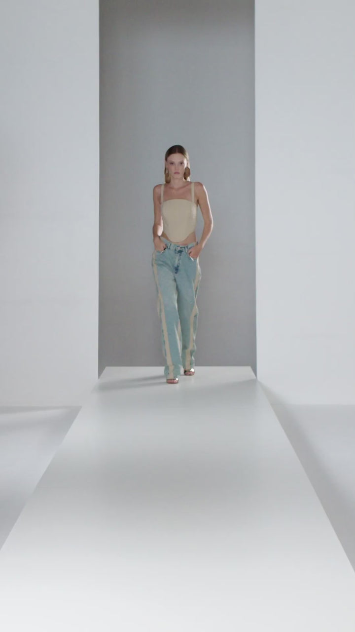 Calça Jeans Reta