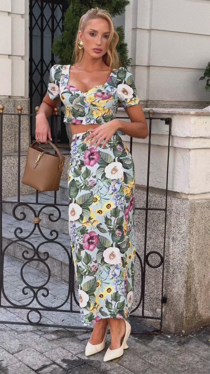 Top+Pencil Skirt Set