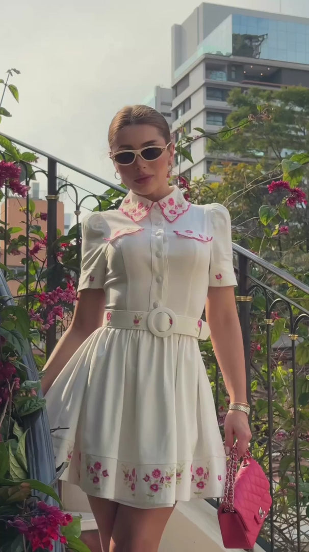 Fleur-de-lis Short Dress