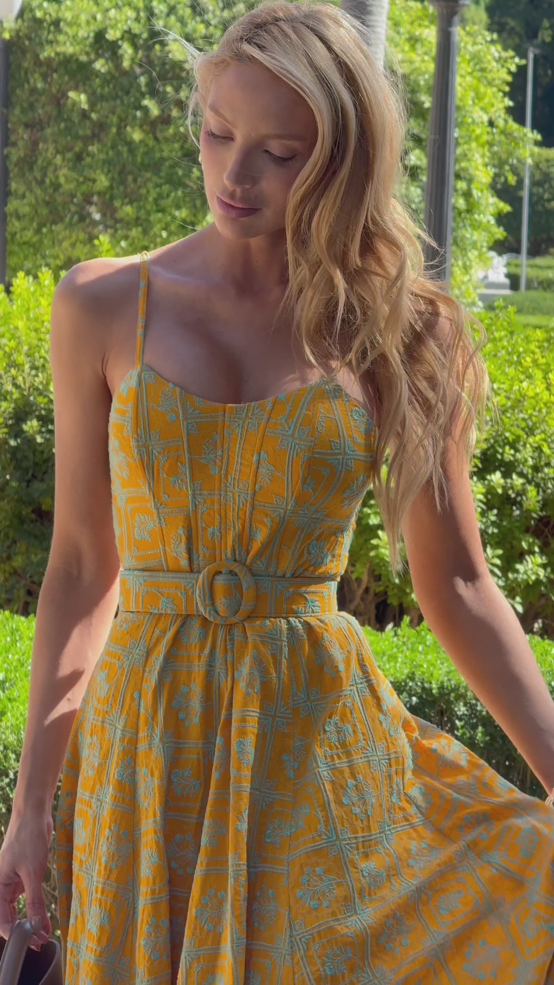 Pink Lemonade Laise Midi Dress