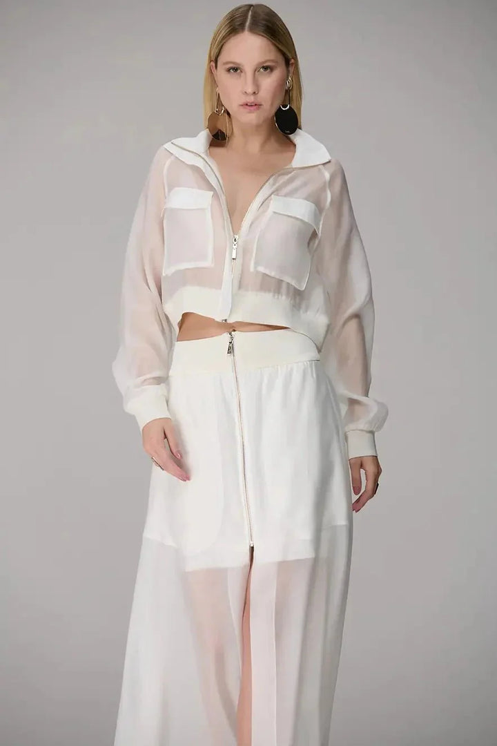 Long Organza Skirt
