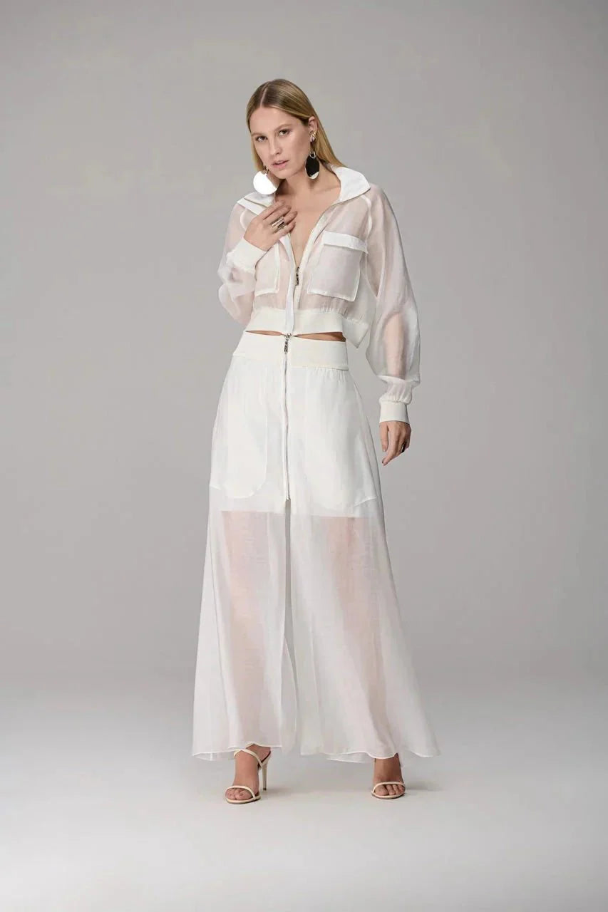 Long Organza Skirt