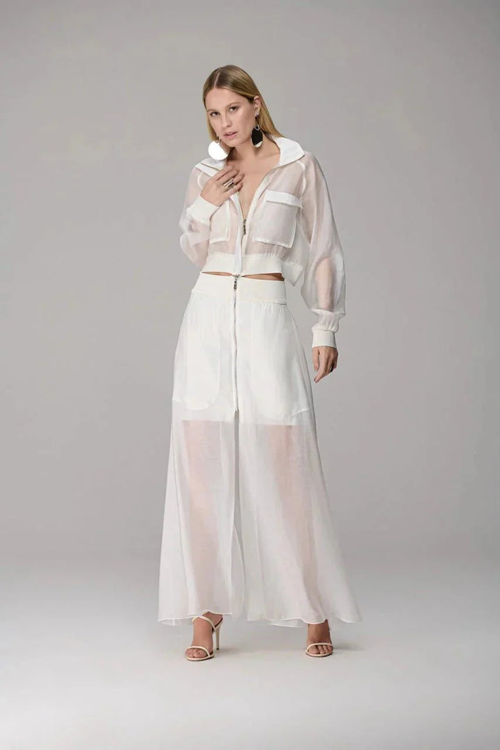 Long Organza Skirt