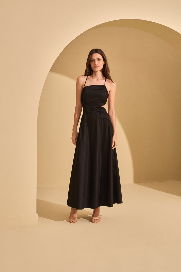 Skunk Party Midi Dress