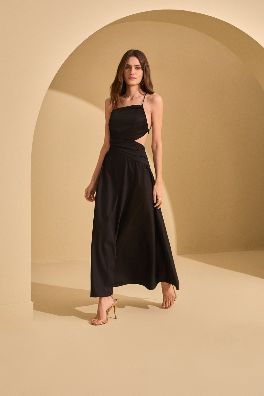 Skunk Party Midi Dress