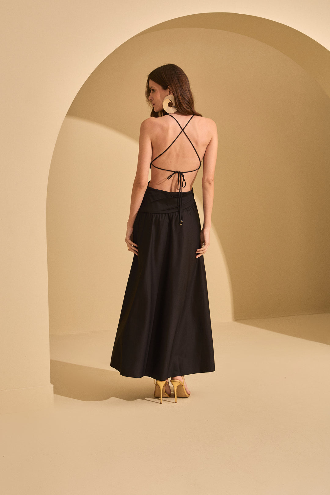 Skunk Party Midi Dress