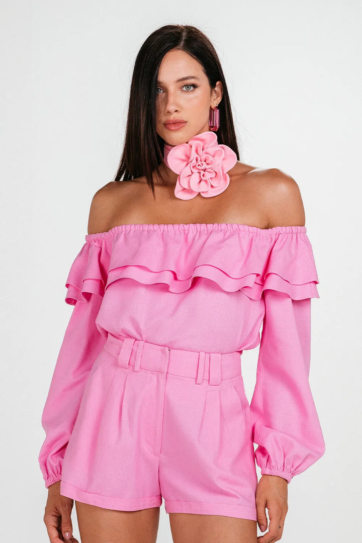 Charth Off-the-Shoulder Blouse