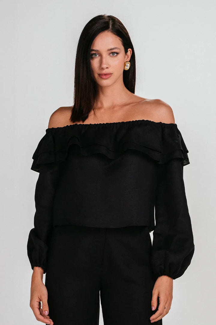 Charth Off-the-Shoulder Blouse