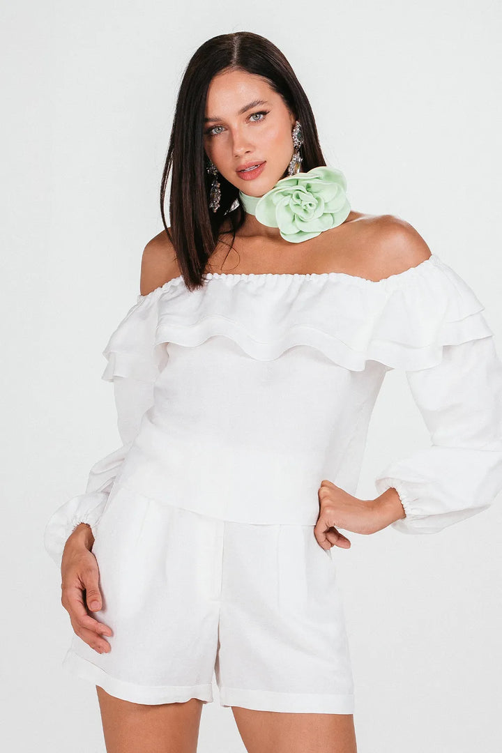 Charth Off-the-Shoulder Blouse