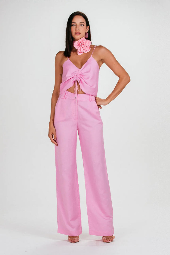 Conjunto Linho Top+Calça Charth