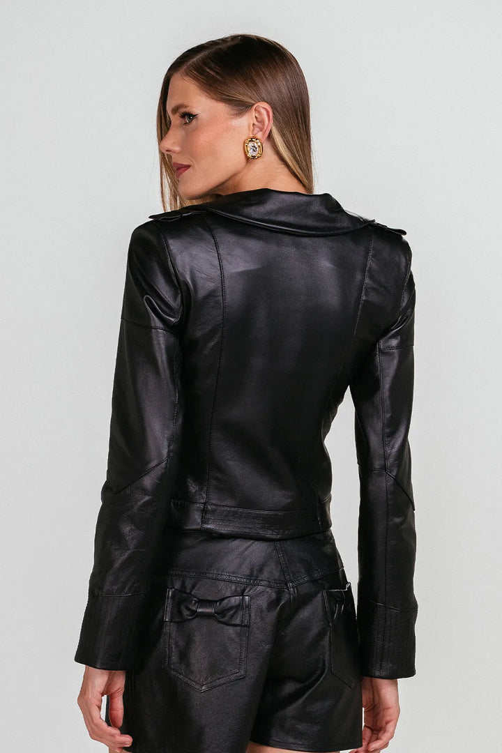 Charth Fitted Leather Jacket
