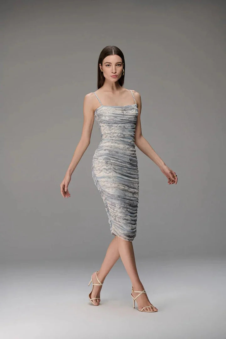Vestido Curto Drapeado