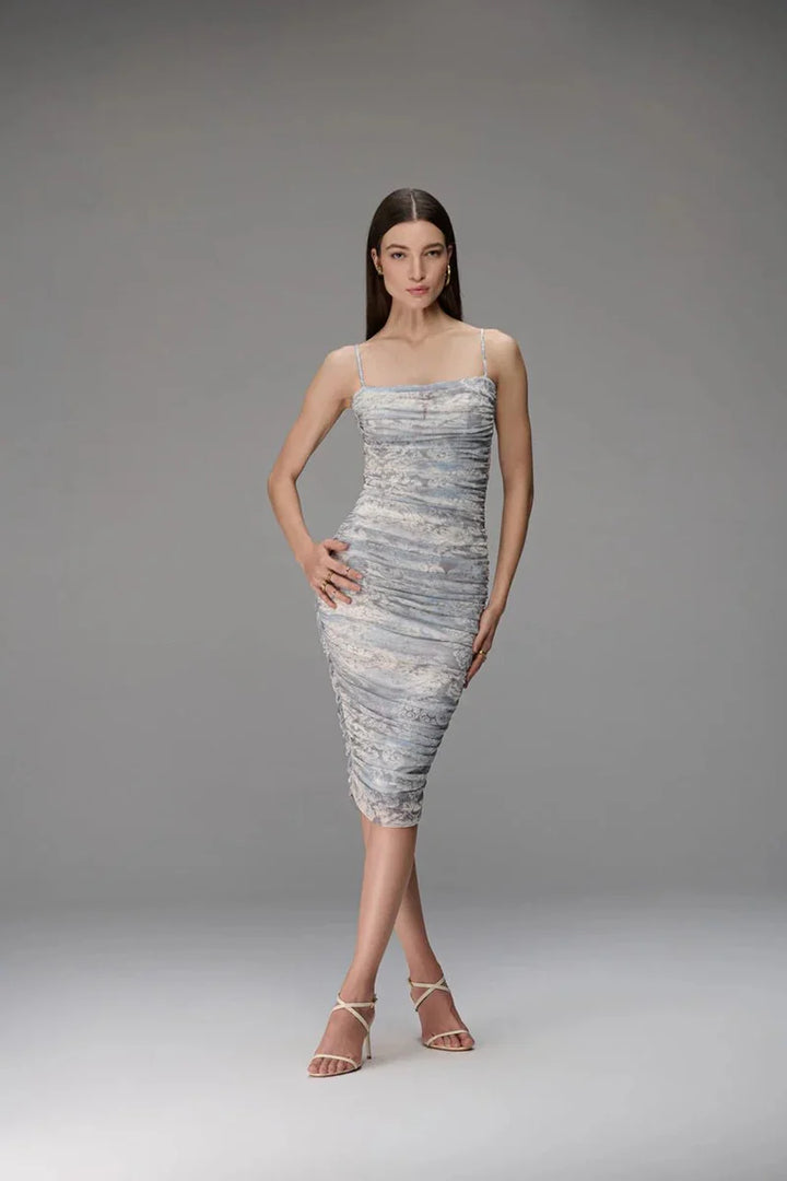 Vestido Curto Drapeado
