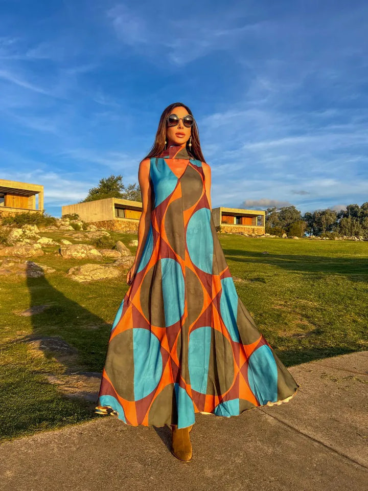 Long Faded Dress