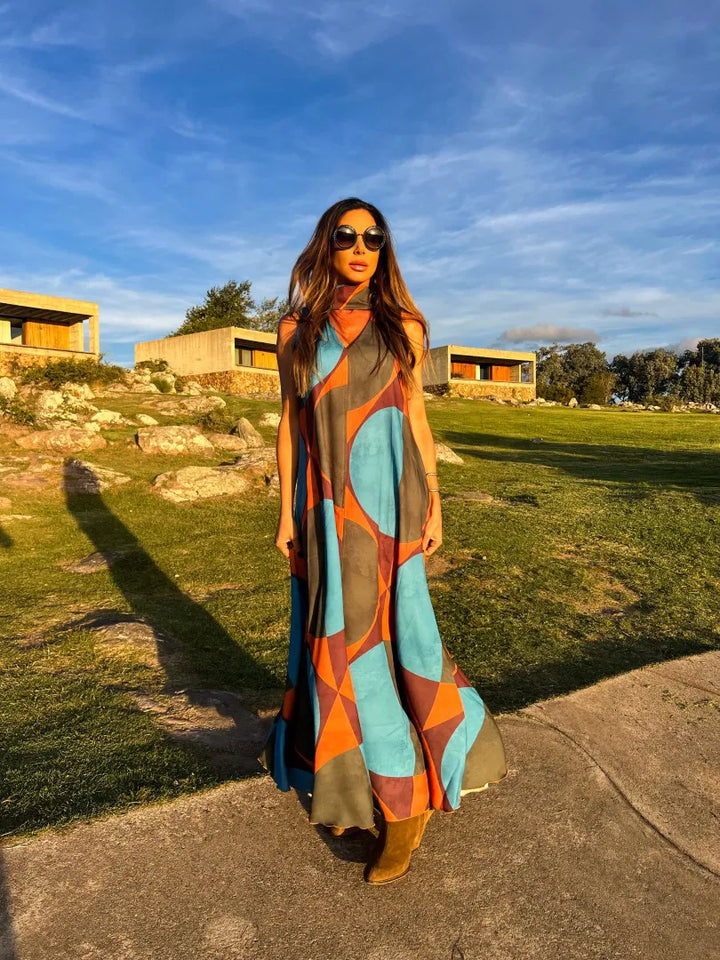 Long Faded Dress