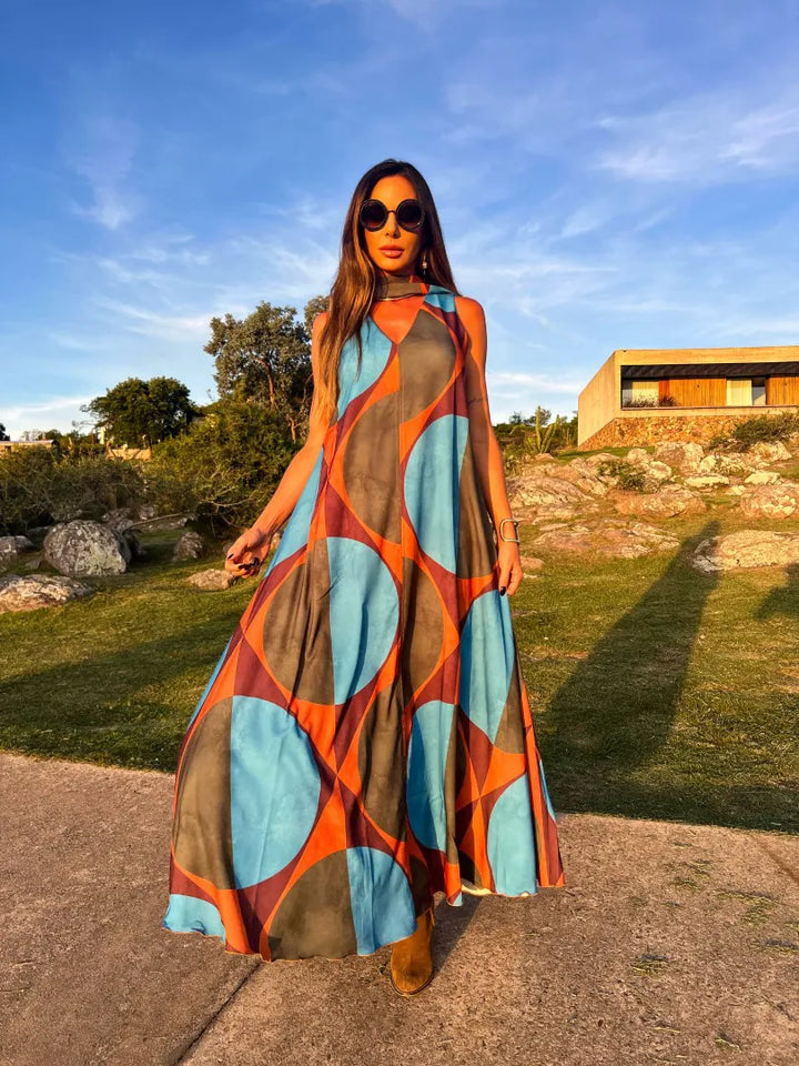 Long Faded Dress