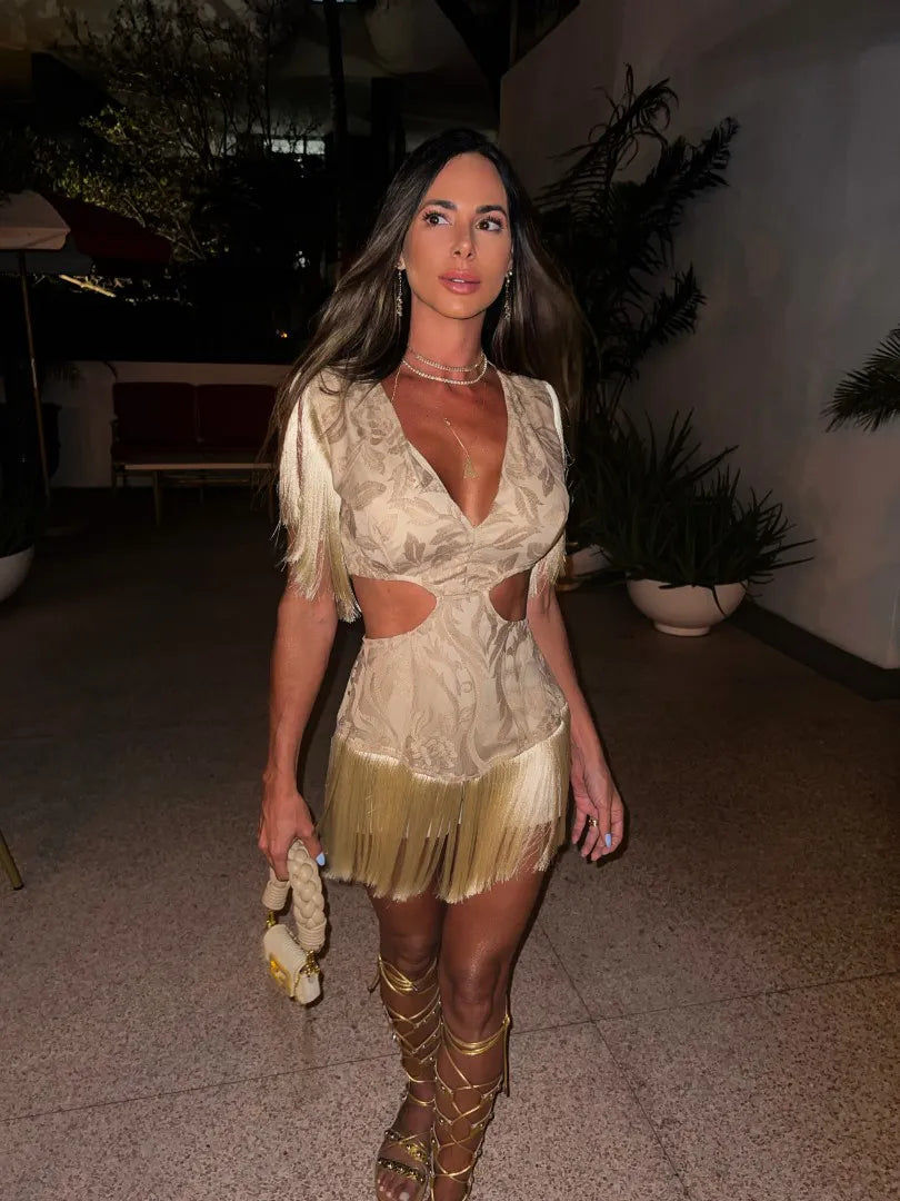 Short Fringed Dress