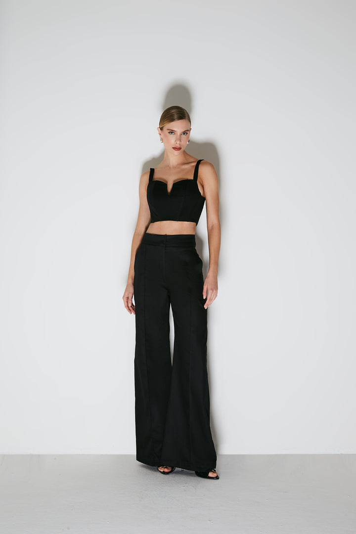 Calça Pantalona Estruturada
