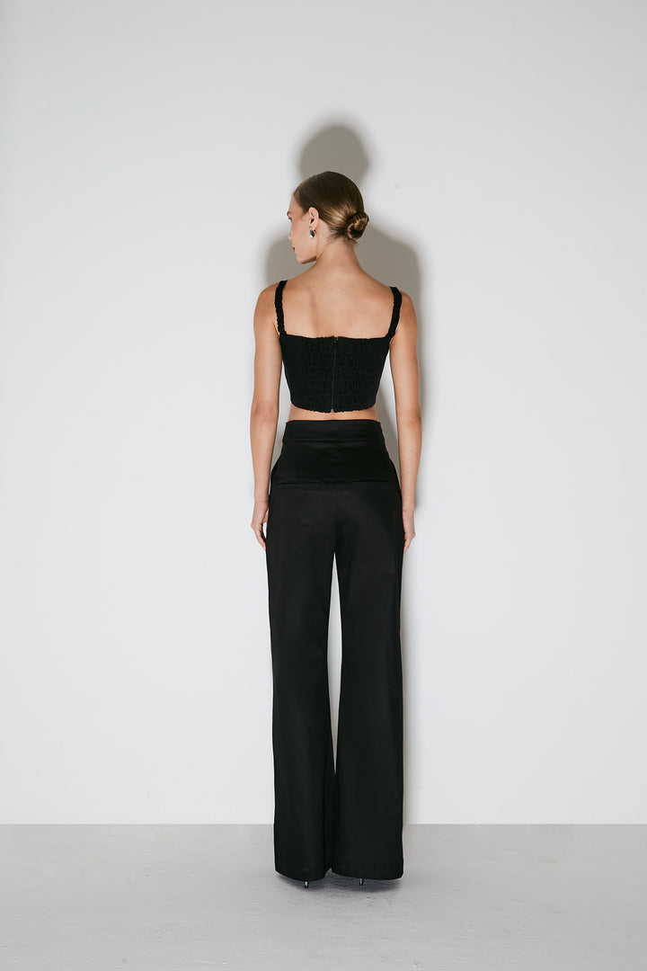 Calça Pantalona Estruturada