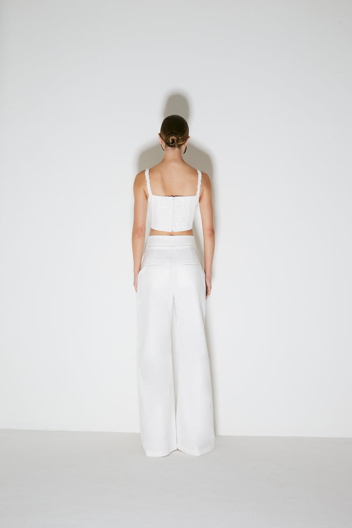 Calça Pantalona Estruturada