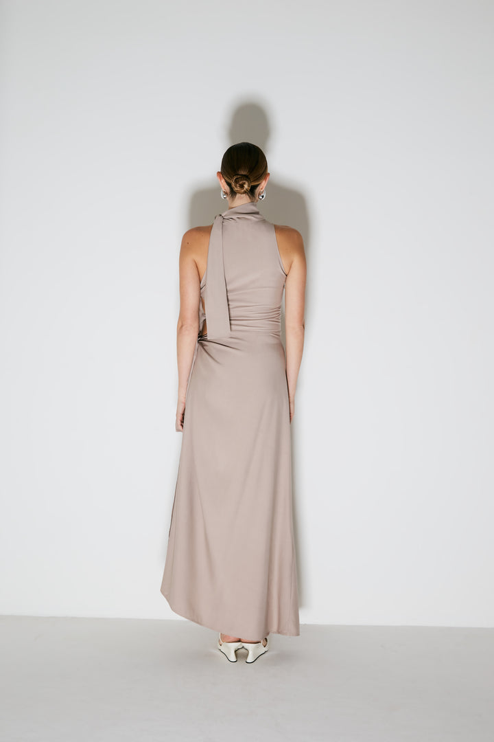 Long Dress with Tie