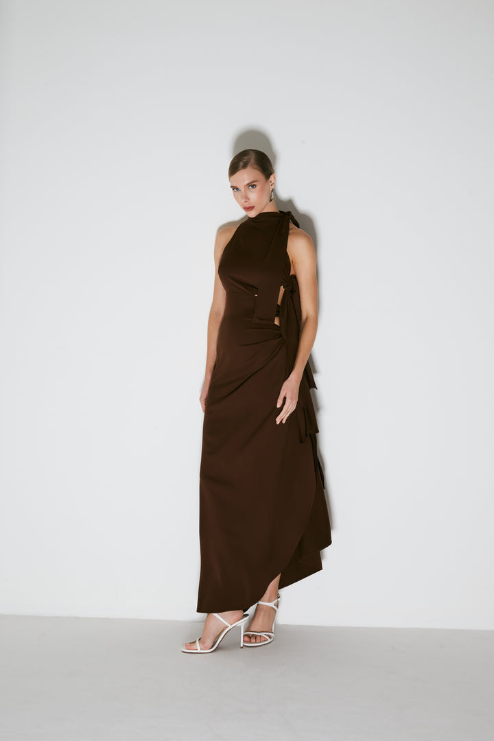 Long Dress with Tie