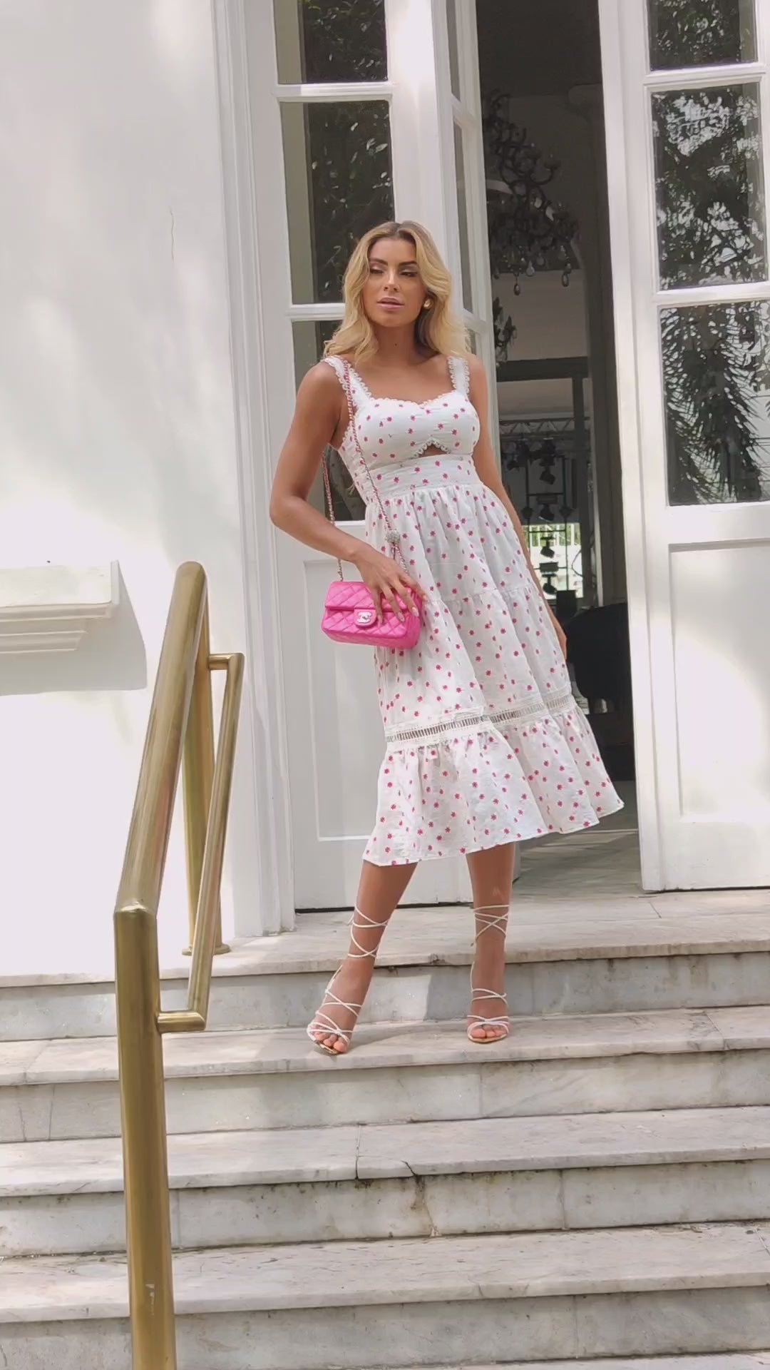 Cut Out Midi Dress