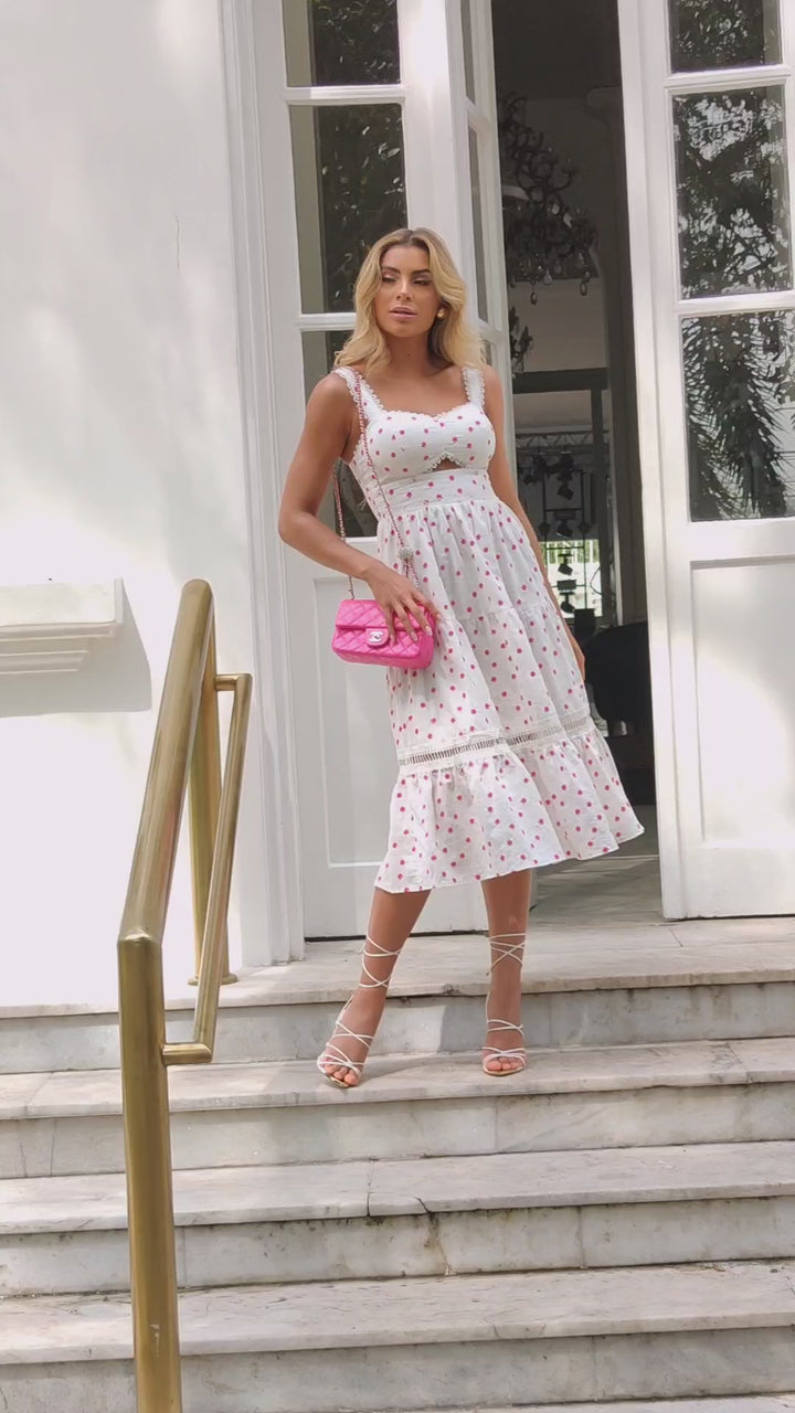 Cut Out Midi Dress