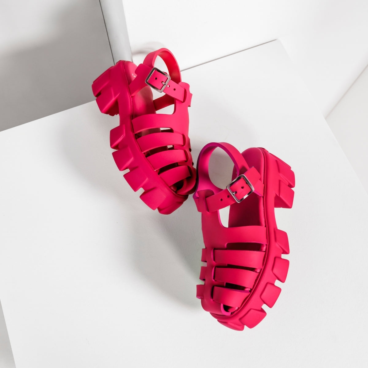 Carrano Tractor Heel Sandal – MissChicFashion