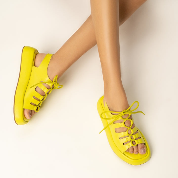 Carrano Leather Papete Sandal