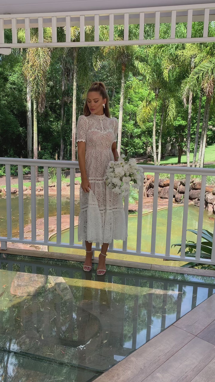 Lace Midi Dress
