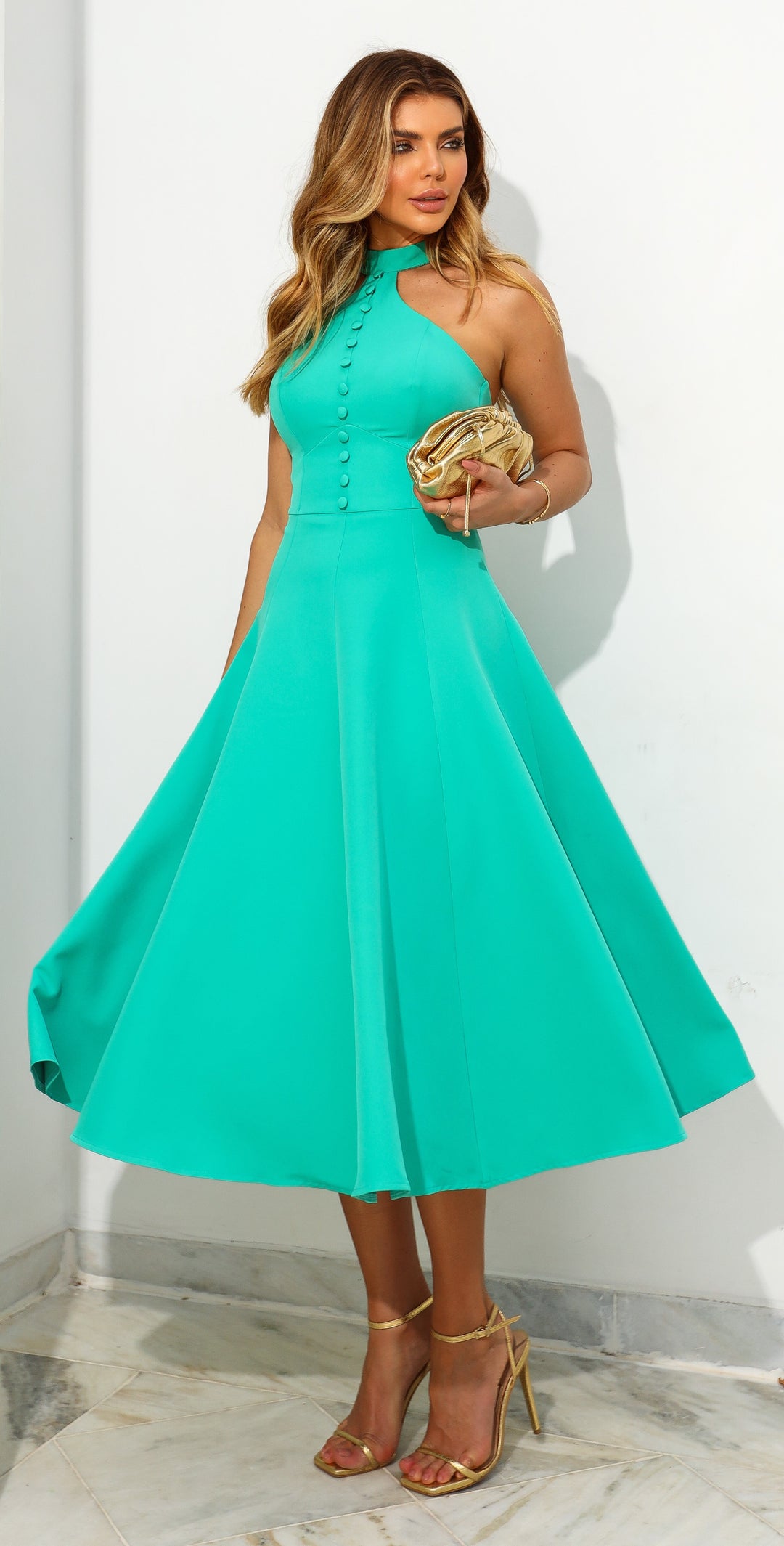 Tailored Midi Dress