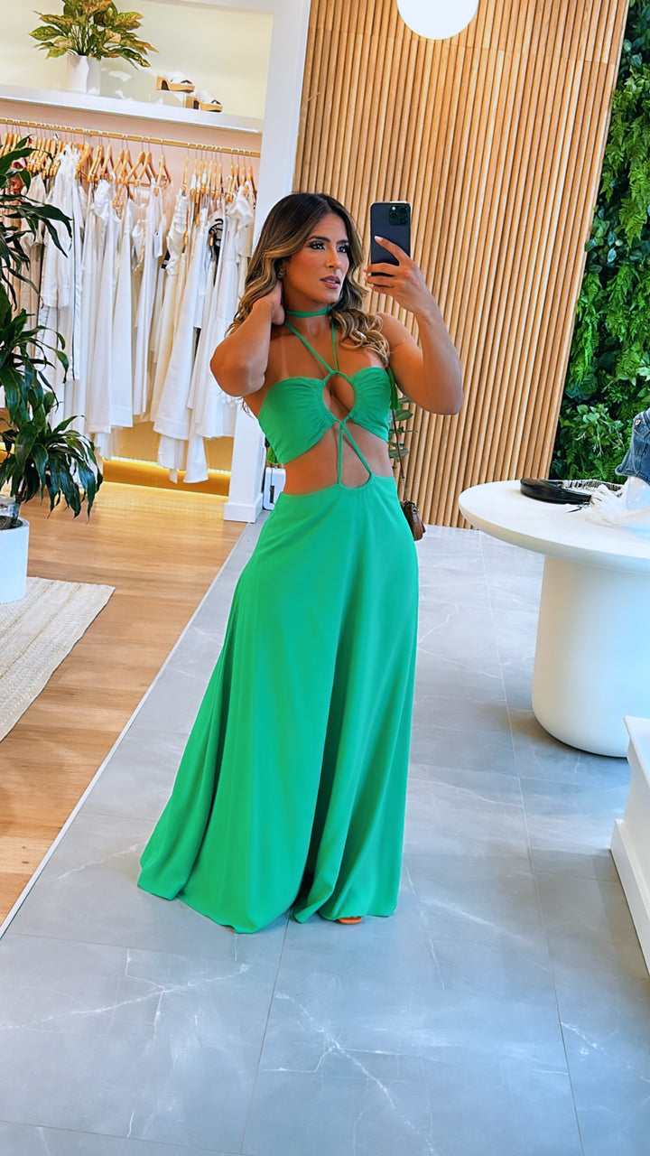 Anne Fernandes Strapless Dress with Ruched Cups