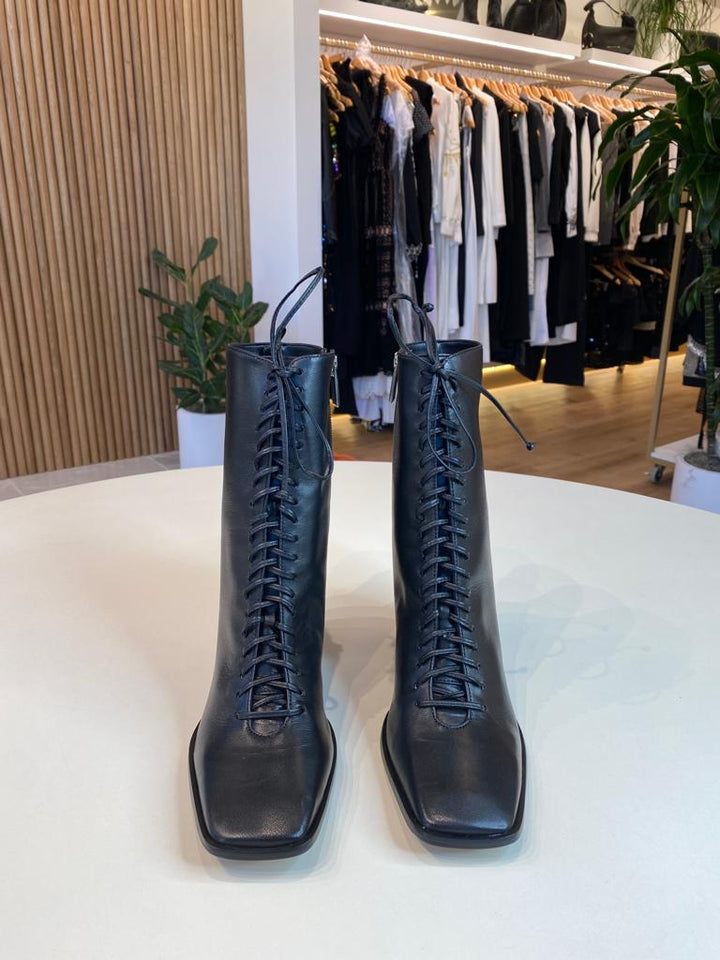 Carrano Leather Lace-Up Boot
