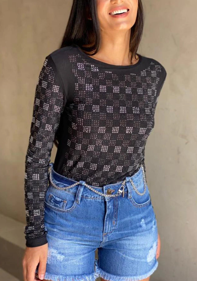 Short Jeans with Belt