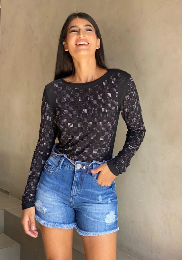 Short Jeans with Belt