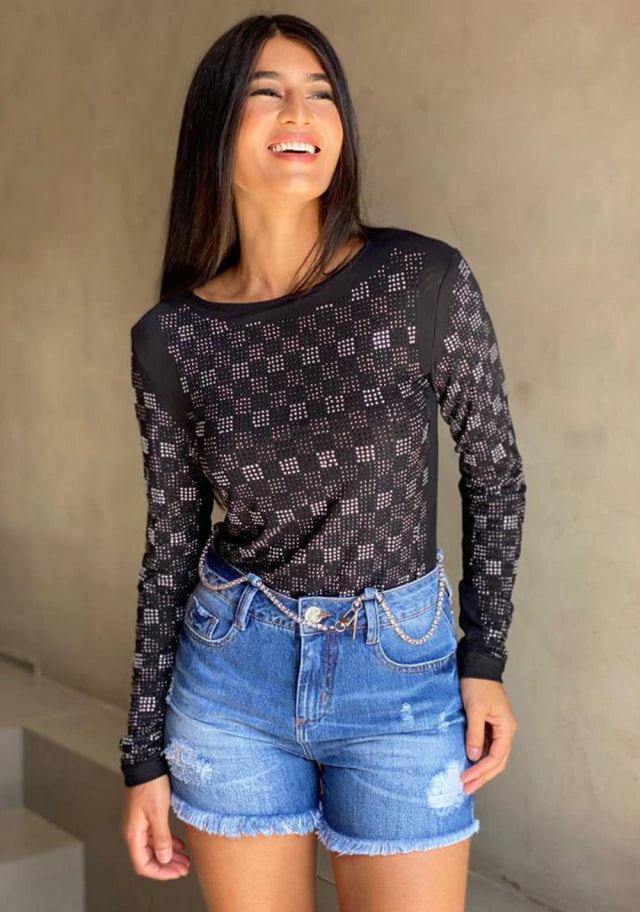 Short Jeans with Belt