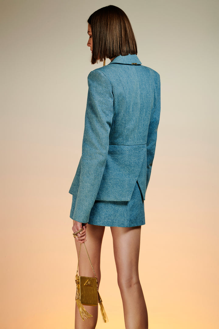 Chaos Indigo Denim Blazer