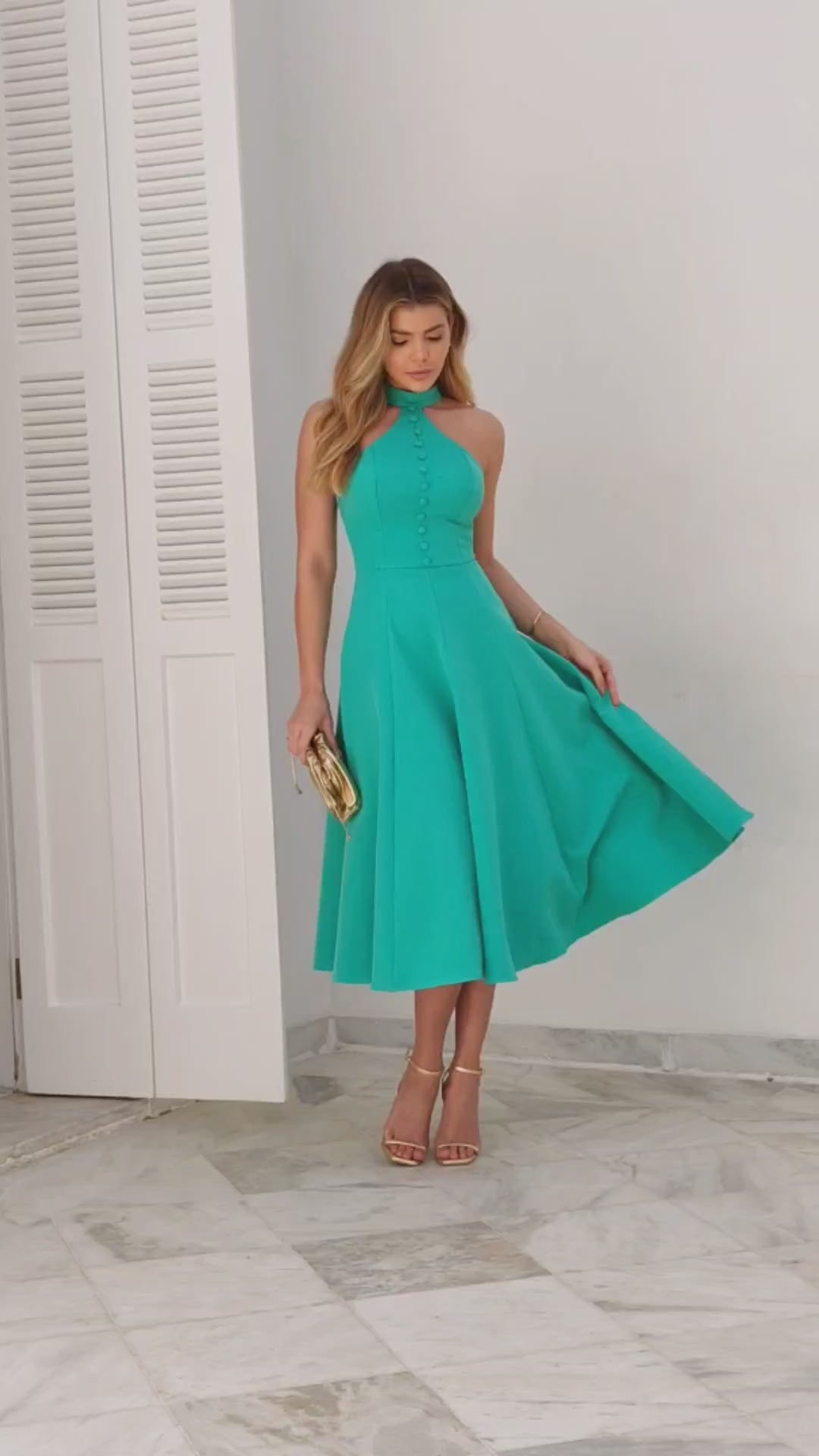 Tailored Midi Dress