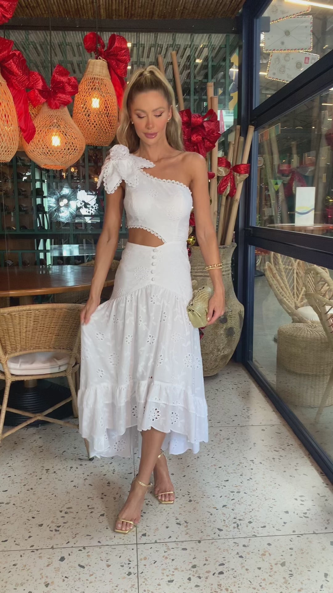 Cutout Midi Dress