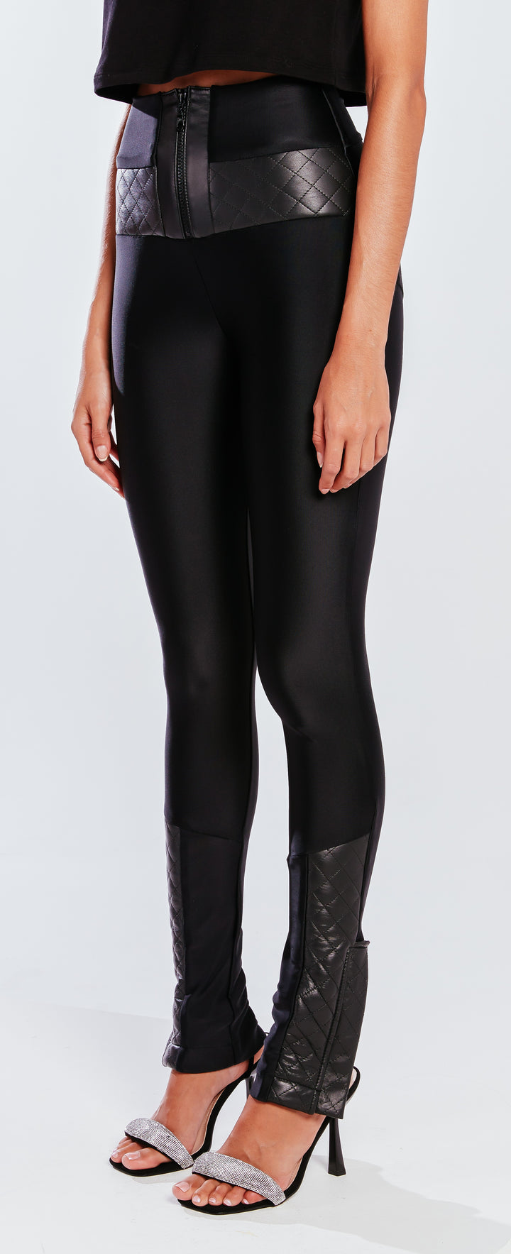 Prada pants with Charth leather