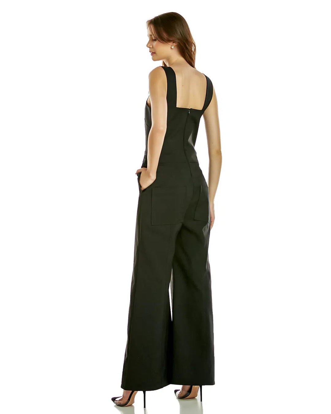 Anne Fernandes Long Button Jumpsuit