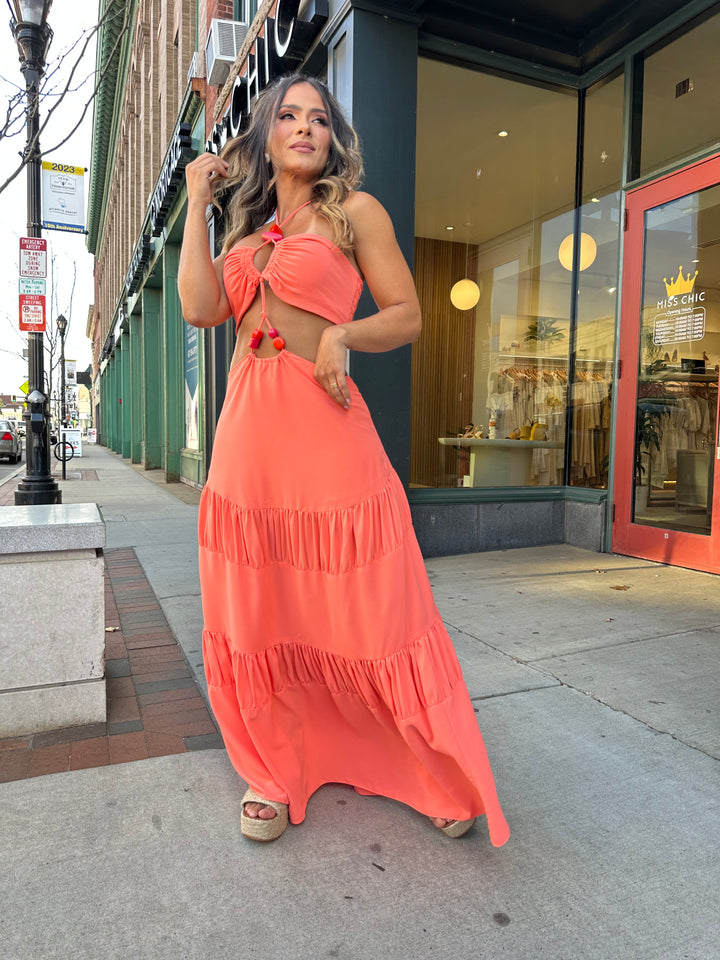 Anne Fernandes Long Dress with Toes