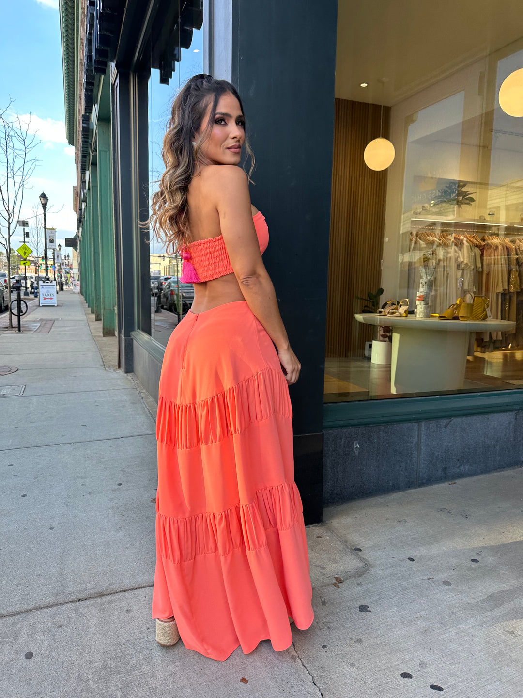 Anne Fernandes Long Dress with Toes