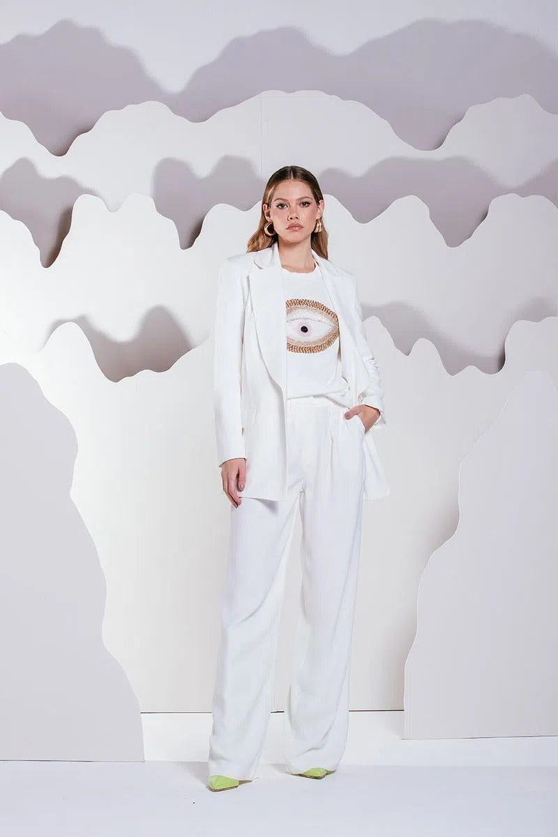 Charlene Embroidered Charth Sweatshirt